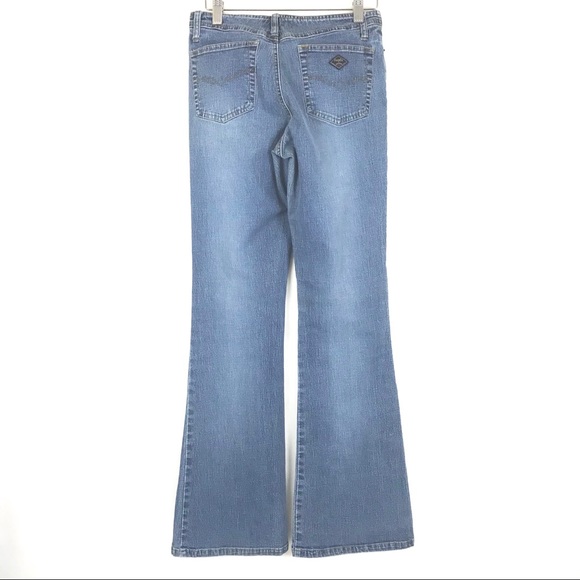 Angels Flare Leg Jeans 7 Juniors Blue Medium Wash - Picture 4 of 8